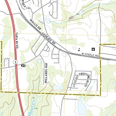 United States Geological Survey Hampton, GA (2020, 24000-Scale) digital map