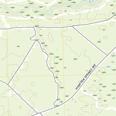 United States Geological Survey Hampton Springs, FL (2021, 24000-Scale) digital map