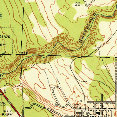 United States Geological Survey Hancock, MI (1948, 24000-Scale) digital map