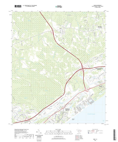 United States Geological Survey Hand, SC (2020, 24000-Scale) digital map