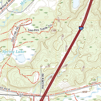 United States Geological Survey Hanging Horn Lake, MN (2022, 24000-Scale) digital map