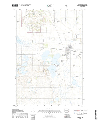United States Geological Survey Hankinson, ND (2020, 24000-Scale) digital map