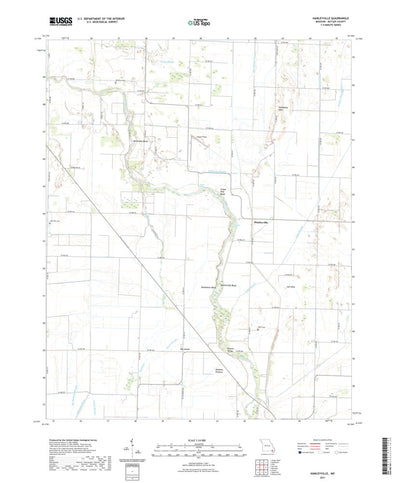 United States Geological Survey Hanleyville, MO (2021, 24000-Scale) digital map