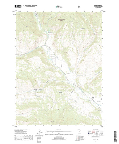 United States Geological Survey Hanna, UT (2020, 24000-Scale) digital map