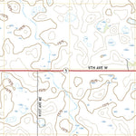 United States Geological Survey Hannah SW, ND (2020, 24000-Scale) digital map
