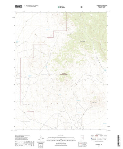 United States Geological Survey Hannapah, NV (2021, 24000-Scale) digital map