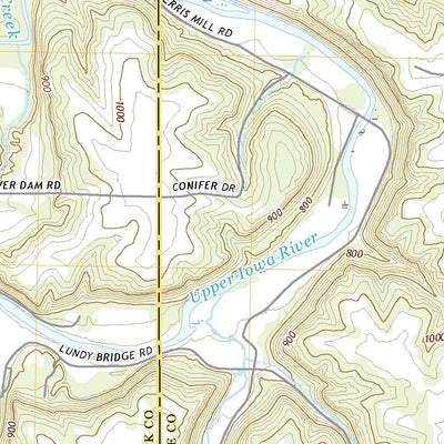 United States Geological Survey Hanover, IA (2022, 24000-Scale) digital map