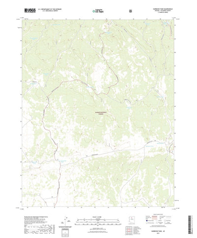 United States Geological Survey Harbison Tank, AZ (2021, 24000-Scale) digital map
