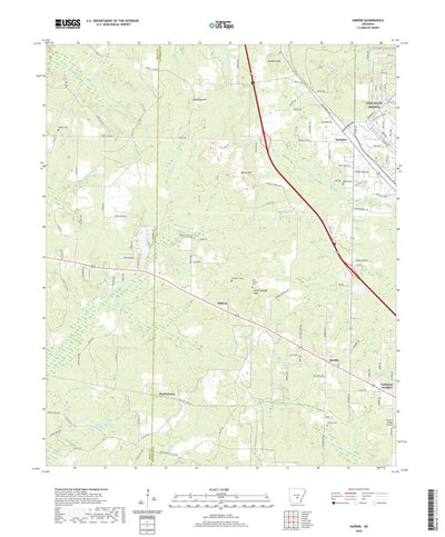 United States Geological Survey Hardin, AR (2020, 24000-Scale) digital map