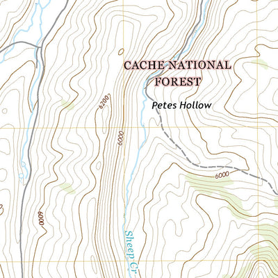 United States Geological Survey Hardware Ranch, UT (2020, 24000-Scale) digital map