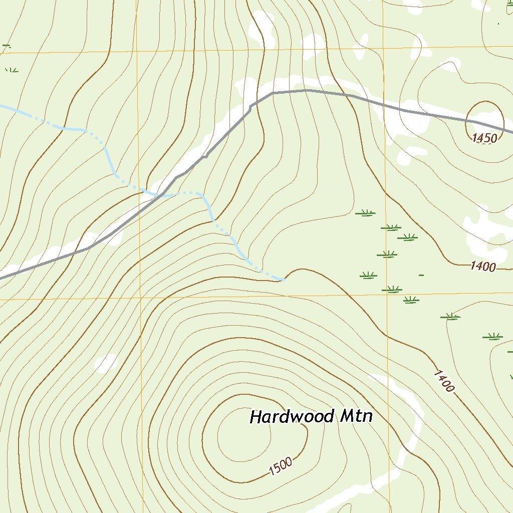 Hardwood Mountain, ME (2021, 24000-Scale) Map by United States ...