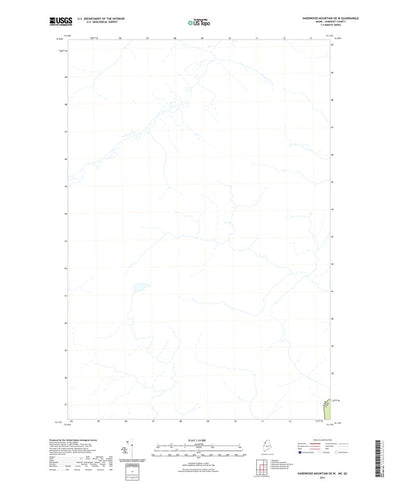 United States Geological Survey Hardwood Mountain OE W, ME (2021, 24000-Scale) digital map