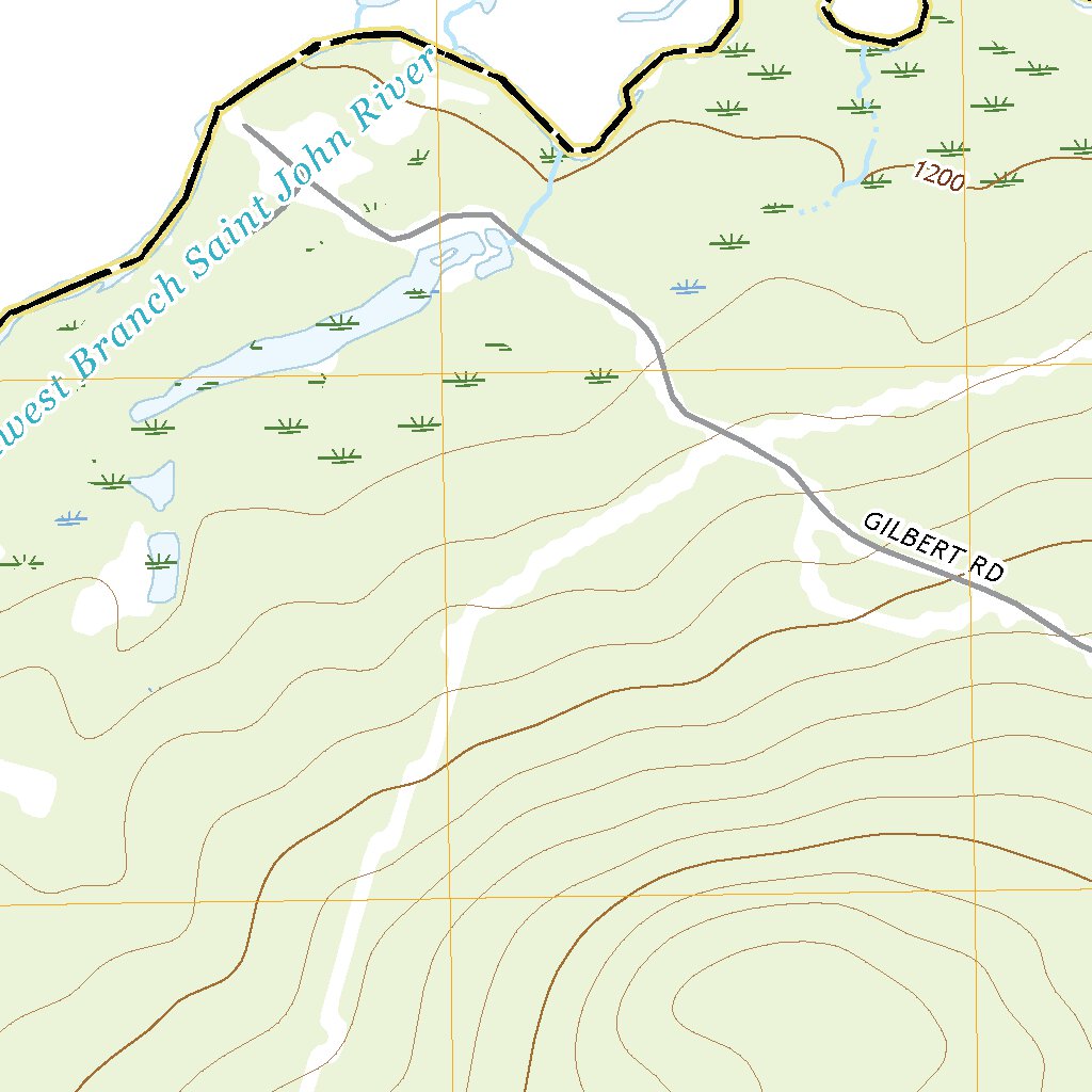 Hardwood Mountain SW, ME (2021, 24000-Scale) Map by United States ...