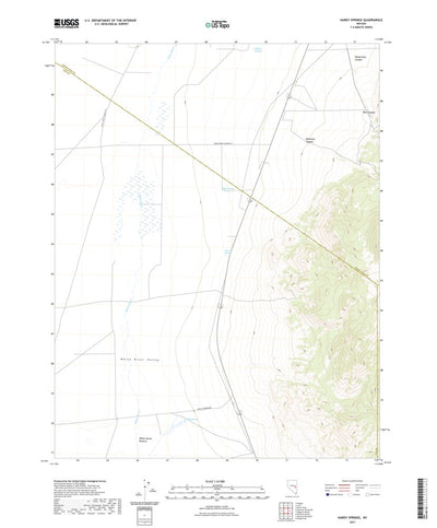United States Geological Survey Hardy Springs, NV (2021, 24000-Scale) digital map