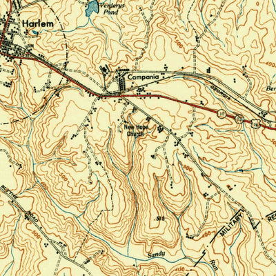 United States Geological Survey Harlem, GA (1948, 62500-Scale) digital map