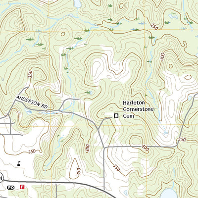 United States Geological Survey Harleton, TX (2022, 24000-Scale) digital map