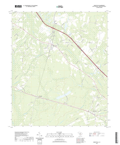 United States Geological Survey Harleyville, SC (2020, 24000-Scale) digital map