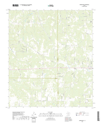 United States Geological Survey Harper West, TX (2022, 24000-Scale) digital map