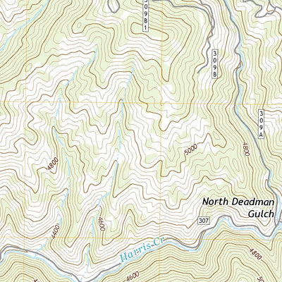 United States Geological Survey Harris Creek Summit, ID (2020, 24000-Scale) digital map