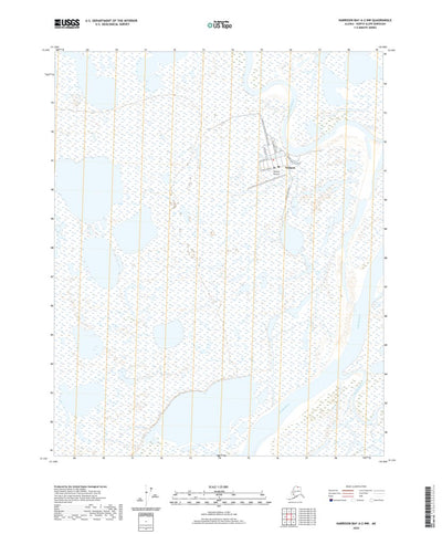 United States Geological Survey Harrison Bay A-2 NW, AK (2020, 25000-Scale) digital map