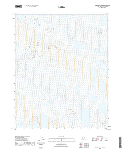 United States Geological Survey Harrison Bay A-3 NE, AK (2020, 25000-Scale) digital map