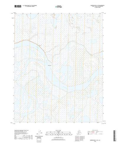 United States Geological Survey Harrison Bay A-3 SE, AK (2020, 25000-Scale) digital map