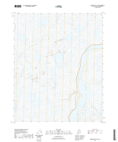 United States Geological Survey Harrison Bay A-3 SW, AK (2020, 25000-Scale) digital map