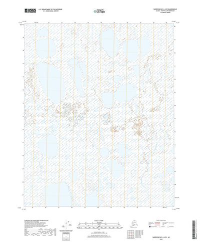 United States Geological Survey Harrison Bay A-4 SE, AK (2020, 25000-Scale) digital map