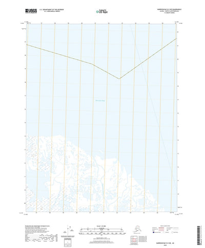 United States Geological Survey Harrison Bay B-3 NE, AK (2020, 25000-Scale) digital map