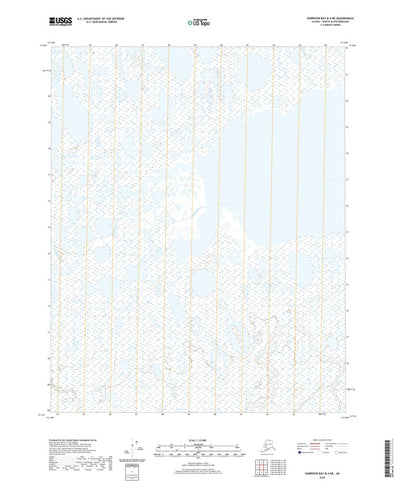 United States Geological Survey Harrison Bay B-4 NE, AK (2020, 25000-Scale) digital map
