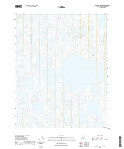United States Geological Survey Harrison Bay C-5 SE, AK (2020, 25000-Scale) digital map