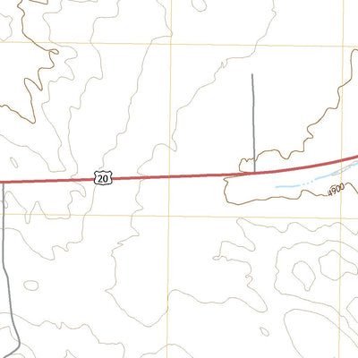 United States Geological Survey Harrison West, NE (2021, 24000-Scale) digital map
