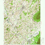 United States Geological Survey Harrisonburg, VA (1941, 62500-Scale) digital map