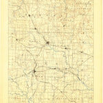 United States Geological Survey Harrisonville, MO (1887, 125000-Scale) digital map