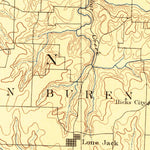 United States Geological Survey Harrisonville, MO (1887, 125000-Scale) digital map