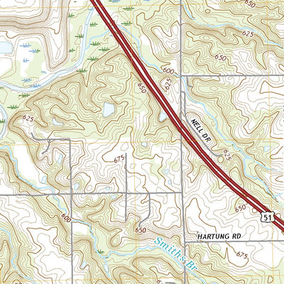 United States Geological Survey Harristown, IL (2021, 24000-Scale) digital map