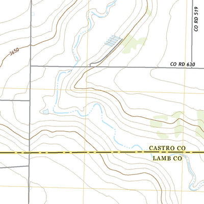 United States Geological Survey Hart SW, TX (2022, 24000-Scale) digital map