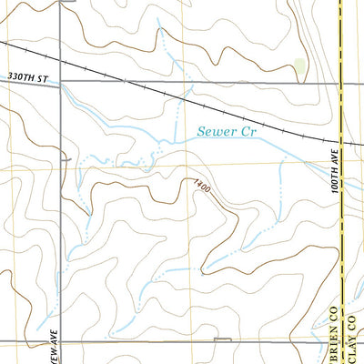 United States Geological Survey Hartley, IA (2022, 24000-Scale) digital map