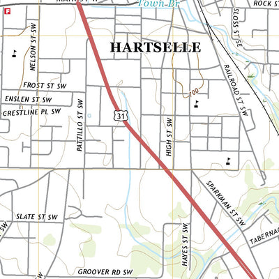 United States Geological Survey Hartselle, AL (2020, 24000-Scale) digital map