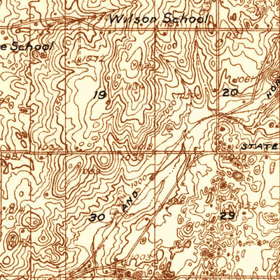 United States Geological Survey Harvard, IL-WI (1932, 48000-Scale) digital map