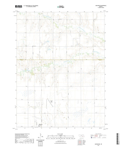 United States Geological Survey Harvard NE, NE (2021, 24000-Scale) digital map