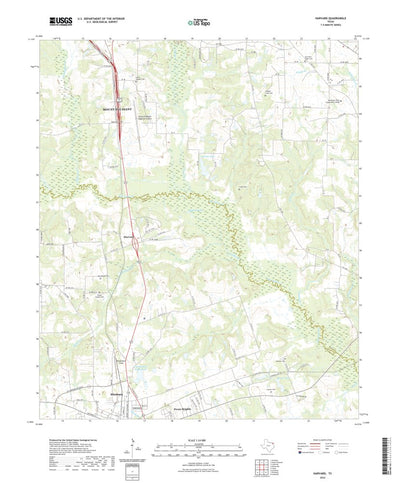 United States Geological Survey Harvard, TX (2022, 24000-Scale) digital map
