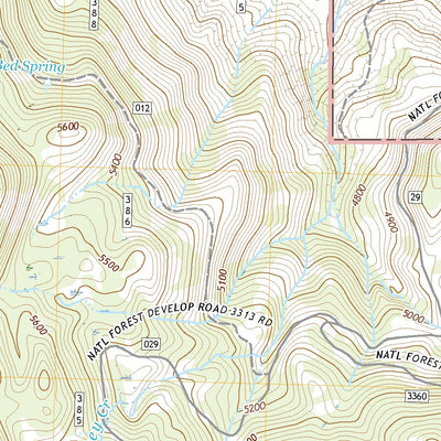 United States Geological Survey Harvey Creek, OR (2020, 24000-Scale) digital map