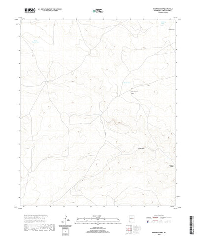 United States Geological Survey Hasperos Camp, NM (2020, 24000-Scale) digital map