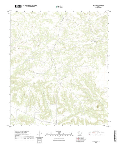 United States Geological Survey Hat-A Ranch, TX (2022, 24000-Scale) digital map