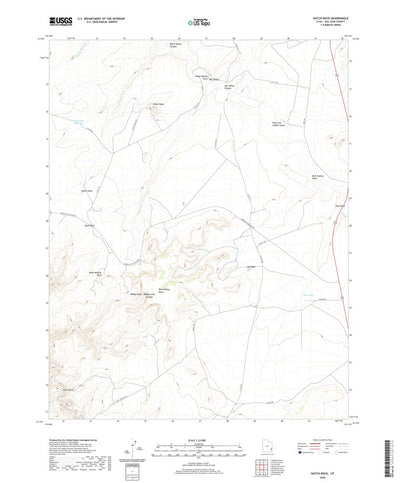 United States Geological Survey Hatch Rock, UT (2020, 24000-Scale) digital map