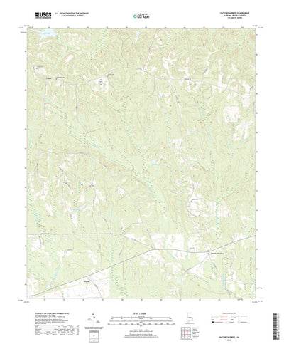 United States Geological Survey Hatchechubbee, AL (2020, 24000-Scale) digital map