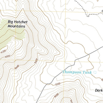 United States Geological Survey Hatchet Ranch, NM (2020, 24000-Scale) digital map