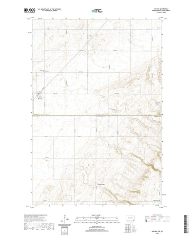 United States Geological Survey Havana, ND (2020, 24000-Scale) digital map