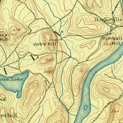 United States Geological Survey Haverhill, NH-MA (1890, 62500-Scale) digital map